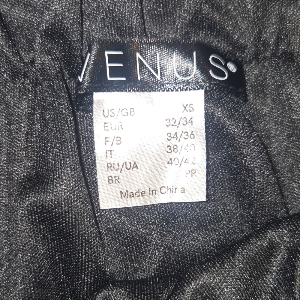 NWOT VENUS Black Sequin Strapless Dress Womens XS (Size 2) - Picture 3 of 3